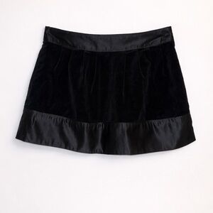 🖤 Erin Fetherston for Target Black Velvet Mini Skirt | Size 11